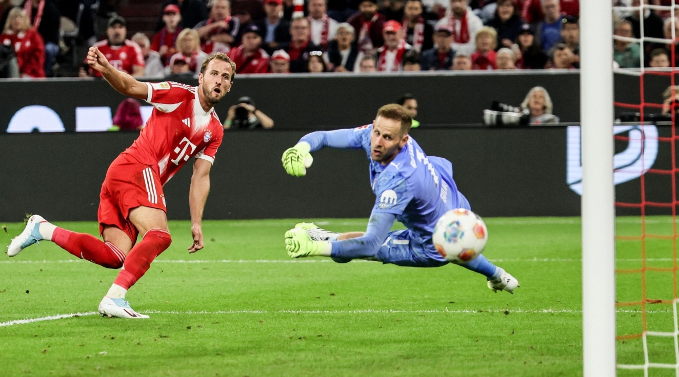 Kane v Bundeslize 65 gólů v 64 zápasech